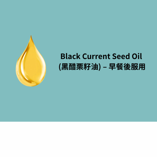Black Current Seed Oil (黑醋栗籽油) - 早餐後服用